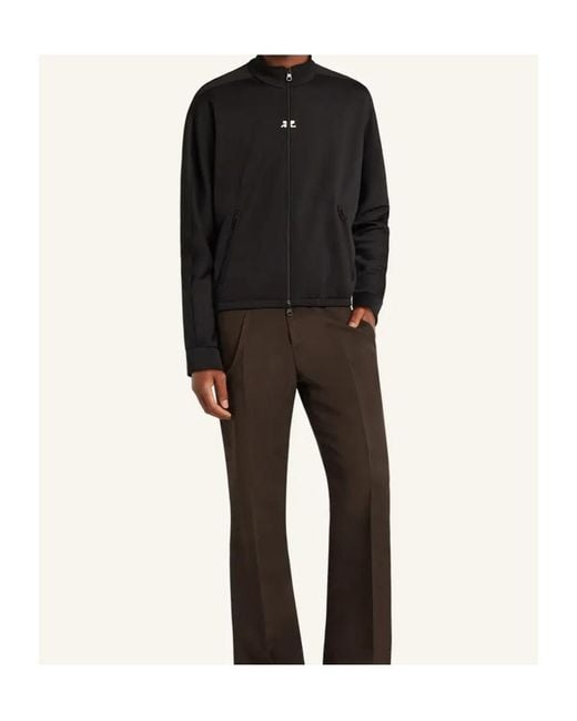 Courreges Black Courrèges Interlock Tracksuit Jacket for men