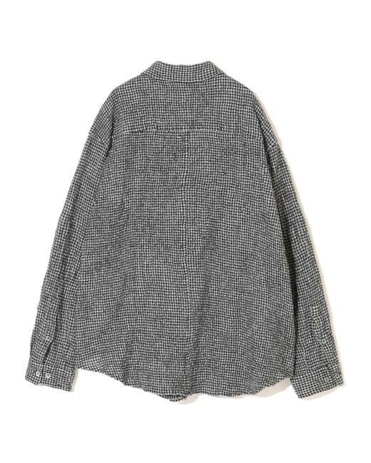 Undercover Gray Checked Wool Shirt for men