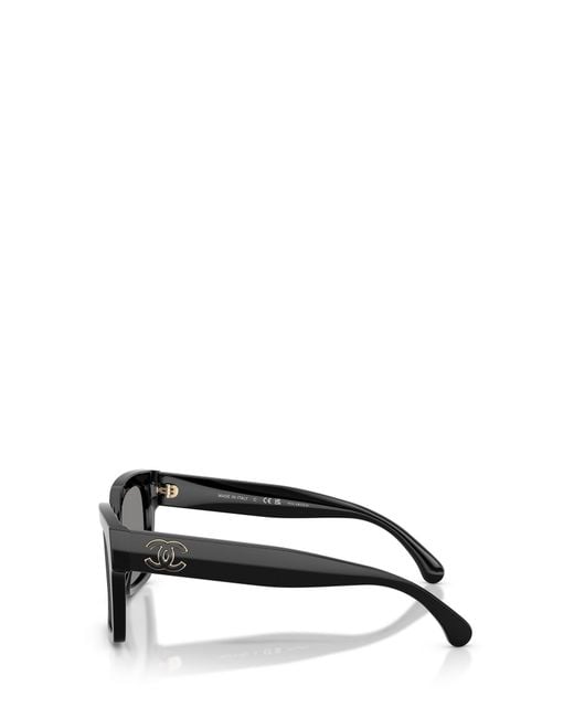 Chanel Gray Full Frame Sunglasses