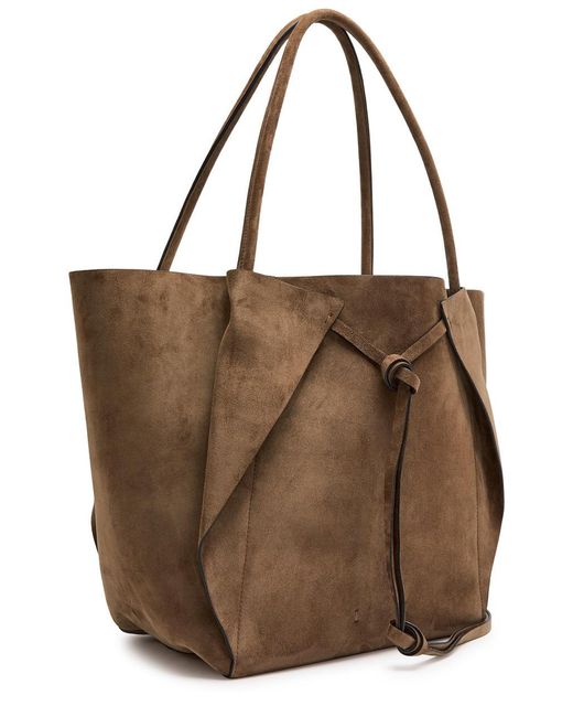 Gabriela Hearst Brown Marija Suede Tote Bag