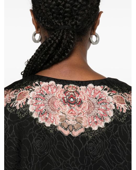 Twinset Black Floral Shirt