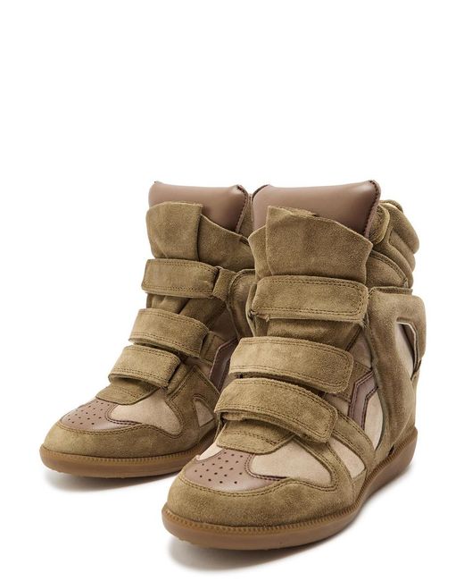 Isabel Marant Brown Soft Leather Casual Shoes