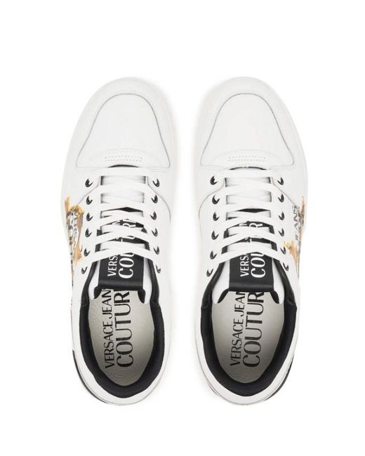 Versace Jeans White Low-Top And Sneakers for men