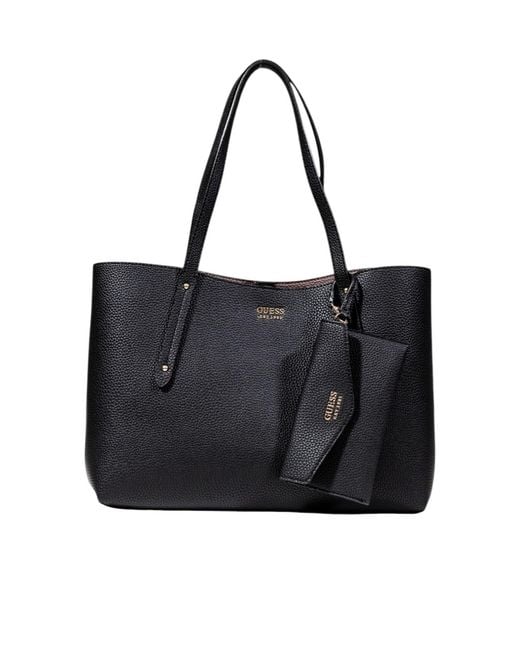 Guess Black Letter Logo Handbag