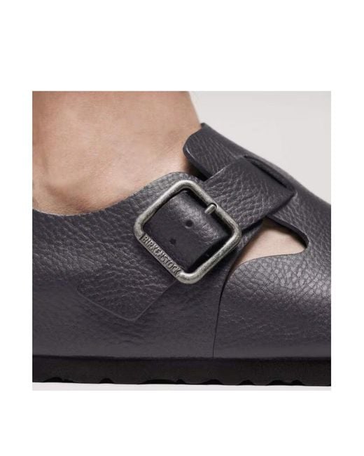 Birkenstock Brown London Wire Buckle Loafers for men