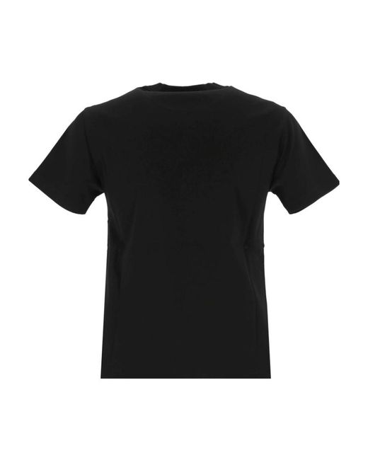 Lanvin Black Logo-Lettering Cotton T-Shirt