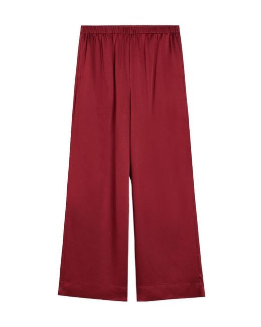 By Malene Birger Red Elasticated Trousers