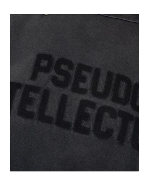 M I S B H V Black Pseudo Intellectual T-Shirt