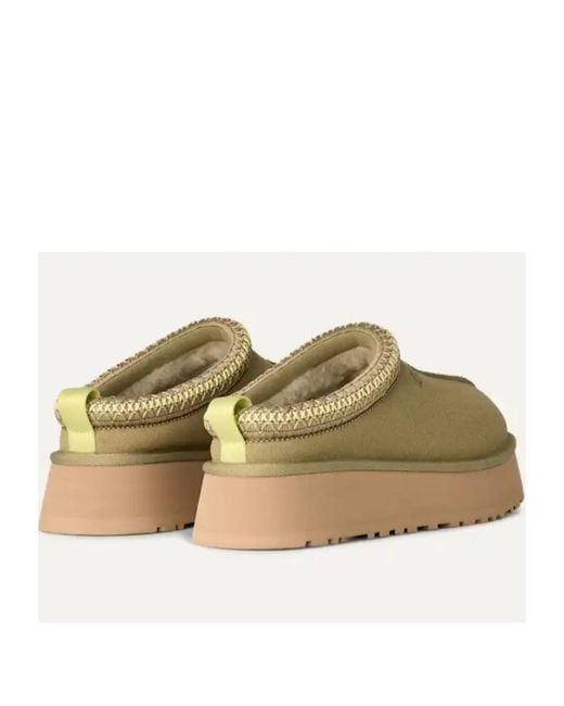 Ugg Multicolor Tazz Ii Platform Suede Slippers