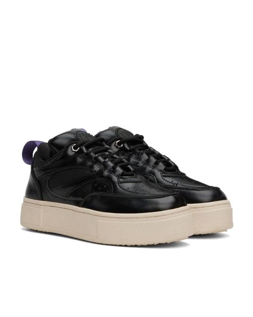 Eytys Black Sidney Low-Top Sneakers