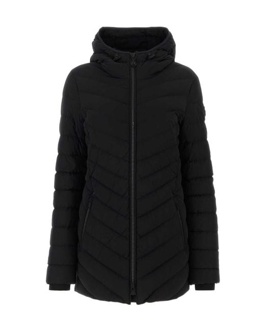 Moose Knuckles Black Rockcliff Padded Hooded Jacket