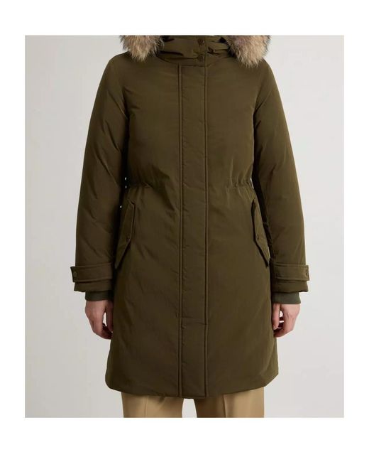 Woolrich Green Parkas