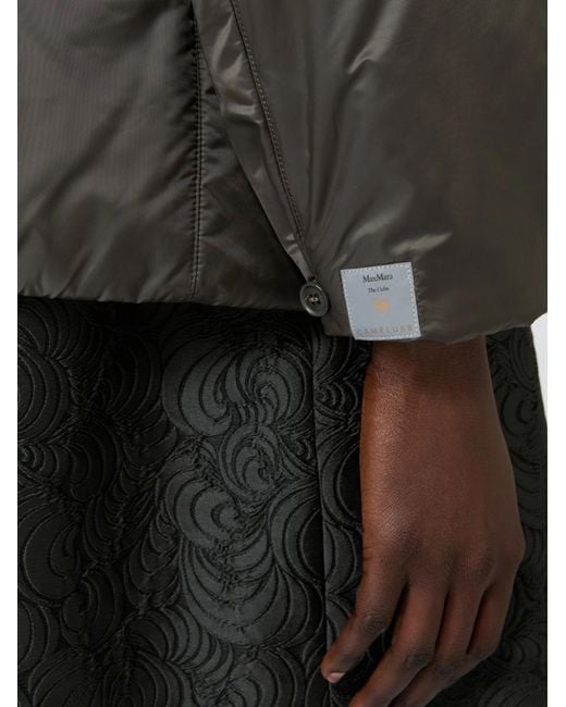 Max Mara Green Padded Hooded Jacket