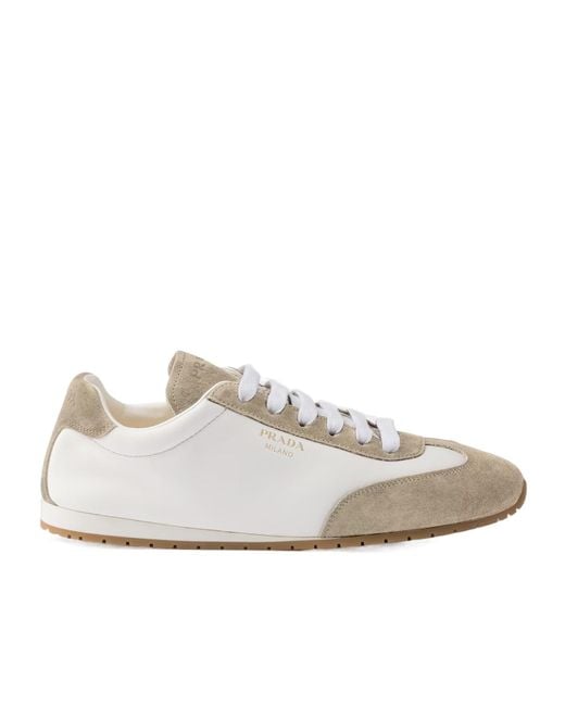 Prada Multicolor Suede Leather Sneakers