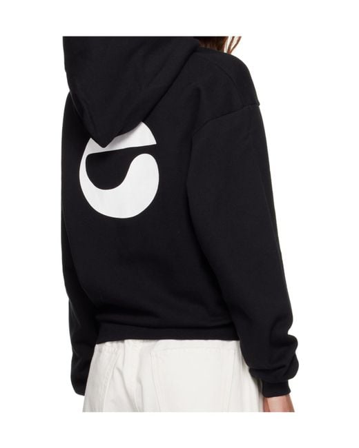 Coperni Black Logo-Print Hoodie