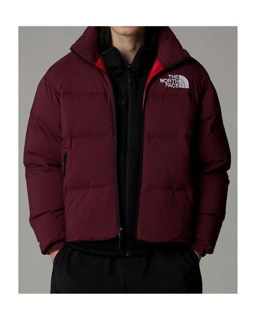 The North Face Red Rmst Nuptse Zipped Down Jacket for men