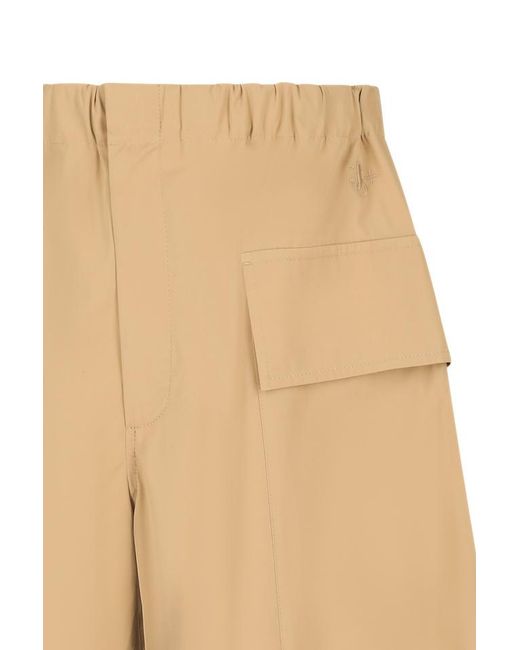Jil Sander Natural Poplin Shorts for men
