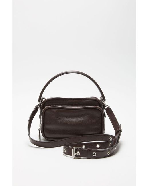 Acne Black Zip-Fastening Tote Bag for men