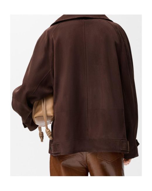 Loewe Brown Bow Jacket