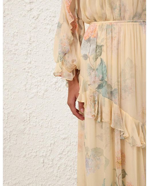 Zimmermann Natural Asymmetrical Skirt