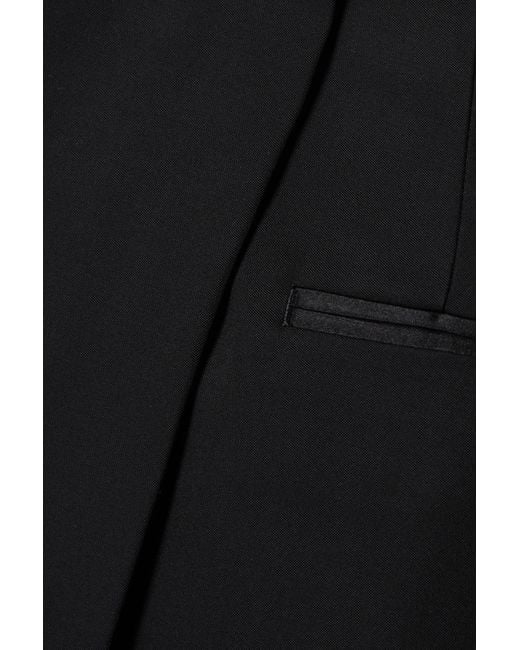 Brioni Black Wrap Maxi Skirt