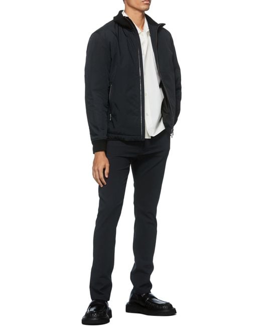 Theory Blue Logo Slim Casual Pants for men