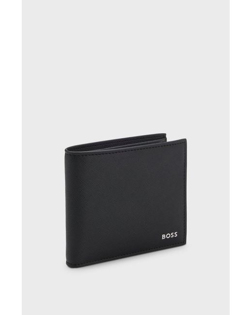 Boss Black Leather Wallet for men