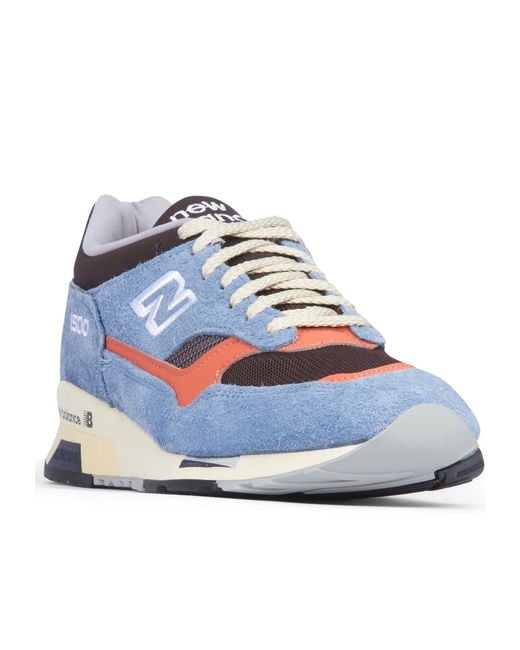 New Balance Blue Lace-Up Low-Cut Casual Shoes for men