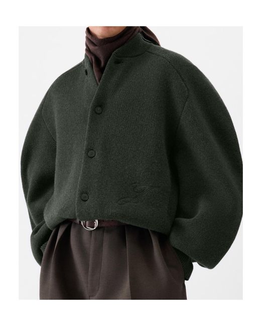 Jacquemus Green Pallone Cardigan for men
