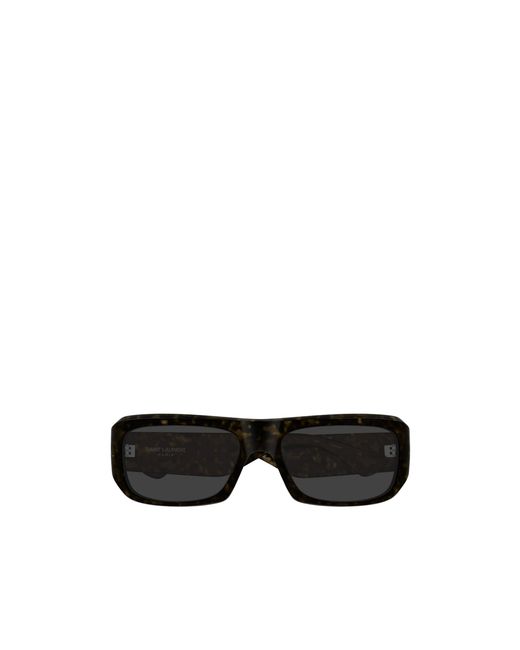 Saint Laurent Black Eyewear Rectangular Frame Sunglasses for men