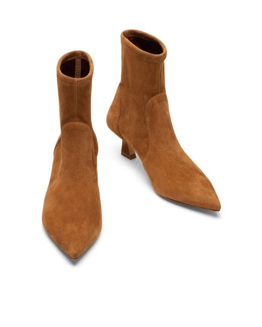 Stuart Weitzman Brown Vinnie Bootie 50