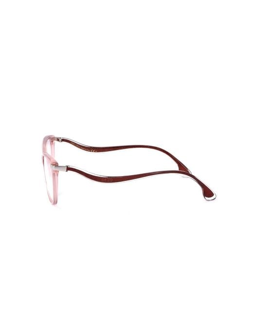 Jimmy Choo White Eyewear Cat-Eye Frame Glasses