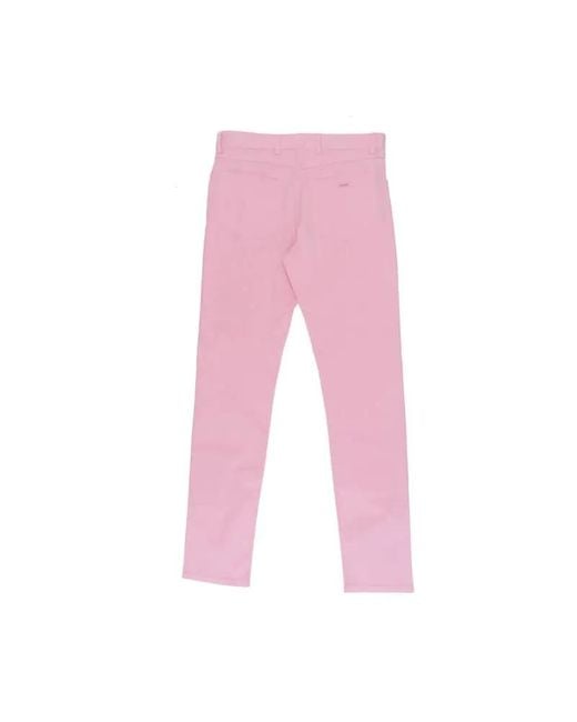 Paul & Shark Pink Five-Pocket Slim Casual Pants for men