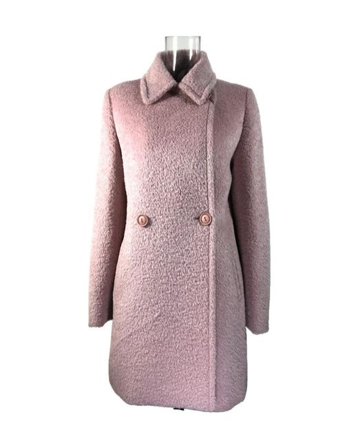 Max Mara Pink Long-Sleeved Coat