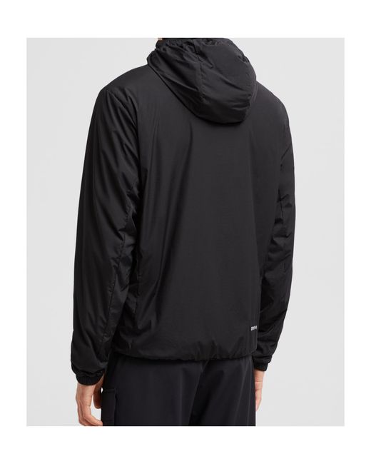 Moncler Black Grenoble Bissen Packable Hooded Shell Jacket for men