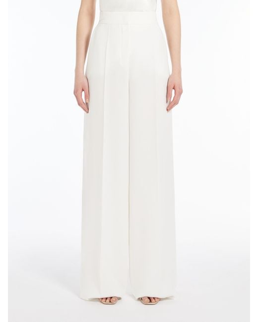 Max Mara White Abetone Trousers