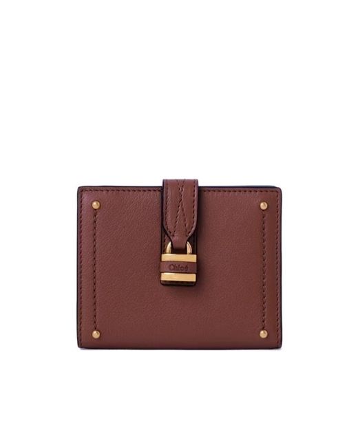 Chloé Red Paddington Square Wallet