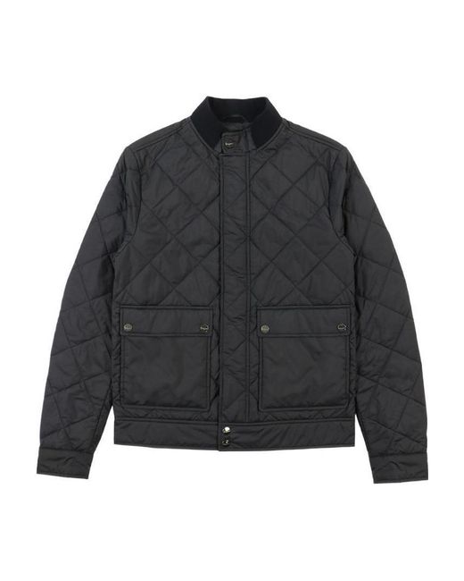 Ferragamo Gray Quilted Cotton Suit for men