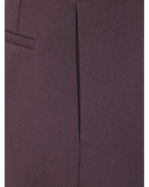 Jil Sander Purple Pleated Pants for men