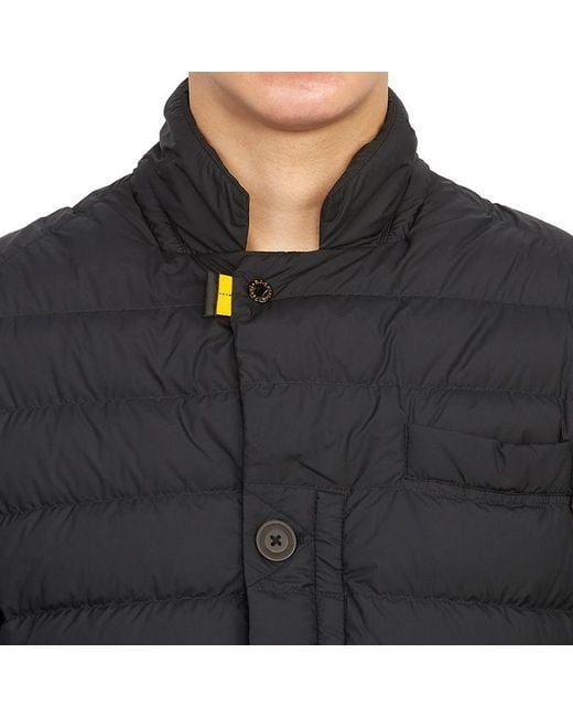 Parajumpers Black High-Collar Long-Sleeved Down Jacket for men