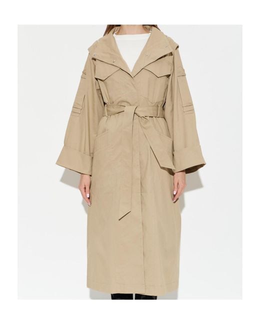 AllSaints Natural Long-Sleeved Coat
