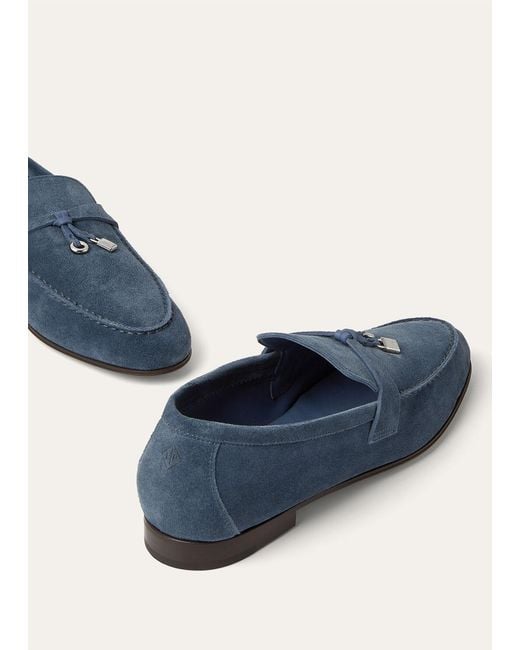 Loro Piana Blue Joan Loafer