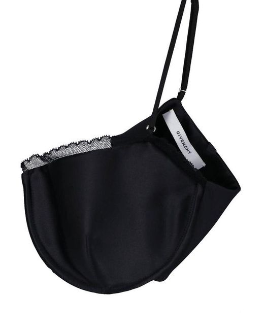 Givenchy Black Lace Detailed Bra