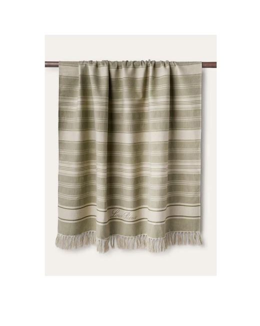 Loro Piana Natural Marina Logo Beach Towel