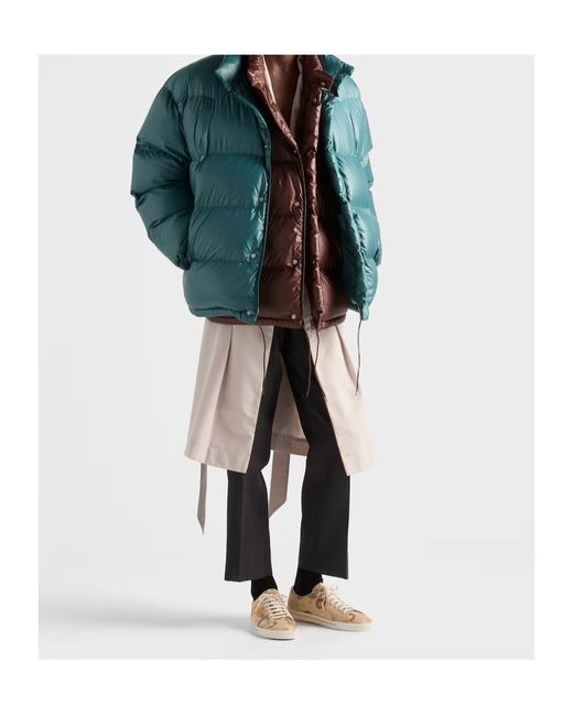 Prada Brown Re-Nylon Down Vest for men