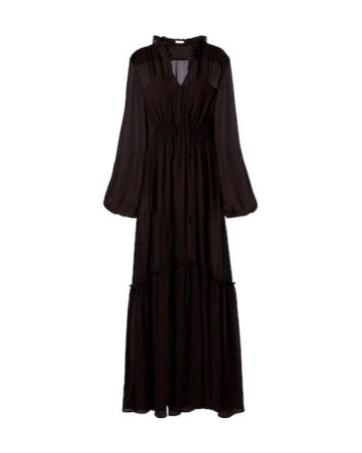 Joseph Black Lotus Maxi Dress