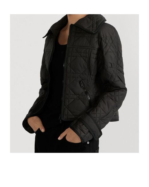 Dior Black Macrocannage Fitted Jacket