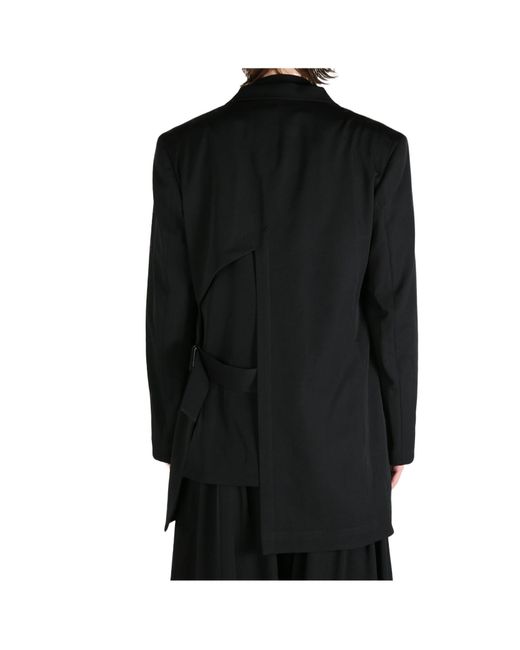 Yohji Yamamoto Black Wool Blazer for men
