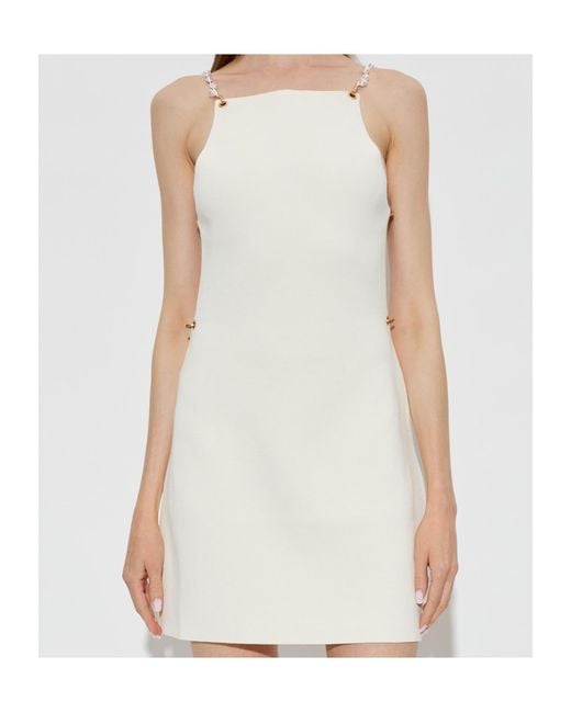 Cult Gaia White Sleeveless Dress