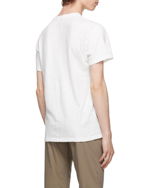 Rag & Bone White Logo Short-Sleeved T-Shirt for men